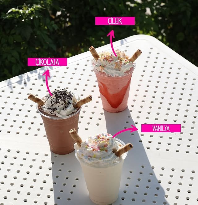 3 milkshake çeşidi