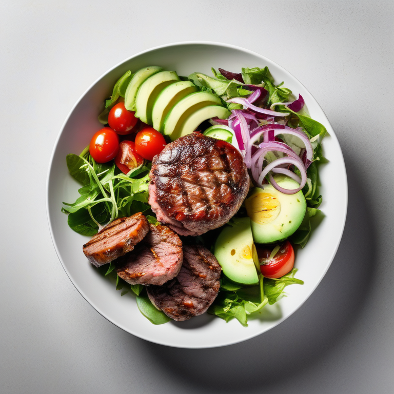 Burger Etli Salata